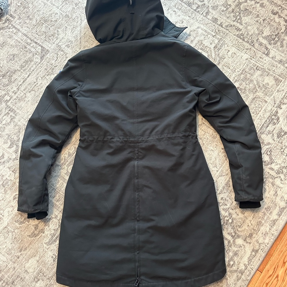 Canada Goose Rossclair Black Parka Hooded Jacket - Picture 5 of 7